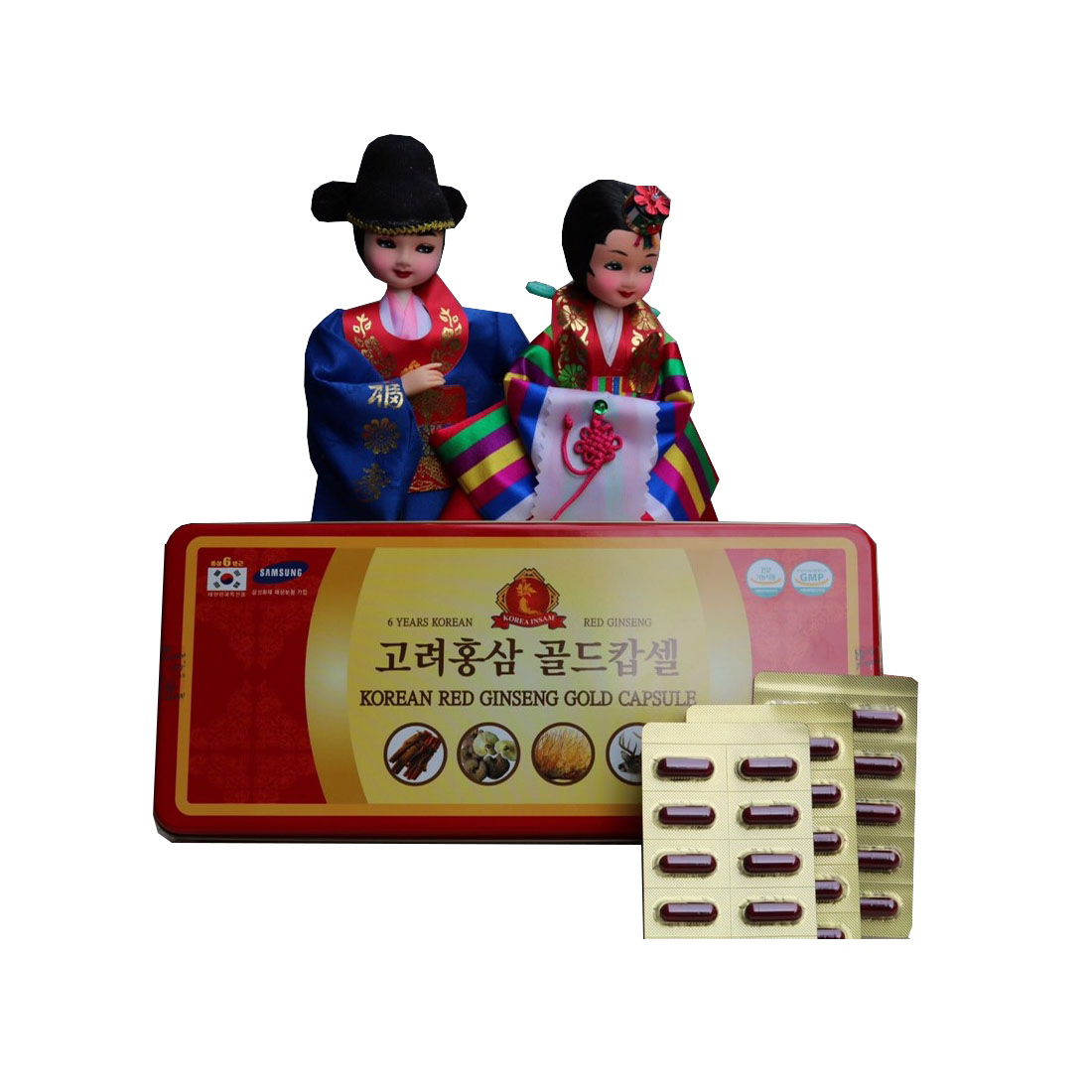 Viên Hồng Sâm Đông trùng nhung hươu linh chi hàn Quốc 120